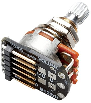 EMG Pickups »25K PUSH/PULL SPLIT-POT - LONG SHAFT« Potentiometer für EMG Dual Mode Pickups | Solderless Installation System