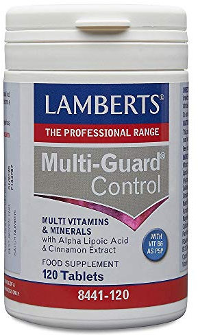 Lamberts Multi-Guard Sugar Control – with Chromium, Cinnamon & Magnesium – Blood Sugar Support – 120 Tablets