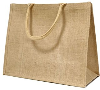 5 x Jute / Hessian Large (L1) Shopping Bag