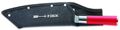 F. DICK Kochmesser, Küchenmesser „Ajax“, Red Spirit (Messer mit Klinge 20 cm, X55CrMo14 Stahl, nichtrostend, 56° HRC) inkl. Messerscheide 81722206