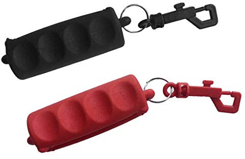 SM SunniMix 2 x Bogen Pfeilabzieher aus Gummi für Bogenschutz - Schwarz + rot