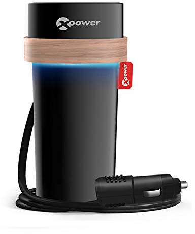 Coche purificador de aire Generador de ozono O3 12V Esterilizador de coches Desodorante Elimina alérgicas olores, polvo, humo