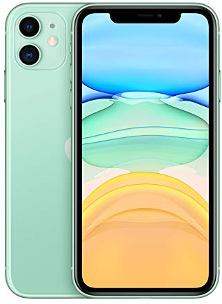 Apple iPhone 11 15,5 cm (6.1) 128 GB SIM Doble 4G Verde iOS 14 iPhone 11, 15,5 cm (6.1), 1792 x 828 Pixeles, 128 GB, 12 MP, iOS 14, Verde