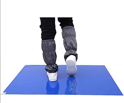 30 hojas de alfombra descontaminante Bprtcra alfombrilla antibacteriana extraíble, PVC para alfombras, alfombrilla adhesiva en polvo mate, limpieza sin polvo (45 x 60 cm)
