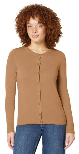 Amazon Essentials Damen Leichte Rundhalsstrickjacke (Erhältlich In Übergröße)