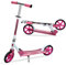 Cecaylie Monopattino per bambini, 2 ruote, scooter a 3 altezze, 205 mm, con tracolla, monopattino fino a 100 kg, per ragazze, ragazzi e bambini dai 5 anni, rosa