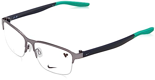 NIKE Eyeglasses 8153 073 Satin Gunmetal/Matte Gridiron