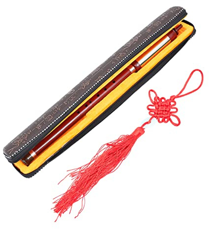 Abaodam Traditionelles Bawu Flöten Instrumentensatz mit Kunstharz Leicht und Tragbar Inklusive Aufbewahrungsbox für Ensemble und Unterstützung Beim Tanz