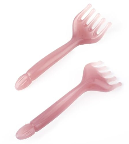 2 Stück Kopfhaut Massagegerät aus Harz,Gua Sha Kamm Kopfhaut Massagebürste Kopfmassagegerät Fünf Klauen Gesicht Massagegerät Multifunktionales für Kopfhaut Kopf Nacken Lymphmassage Selbstpflege