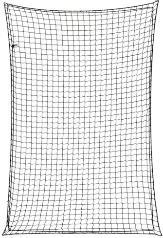vidaXL Filet pour remorque avec Corde élastique Noir 2,2x1,5 m PP
