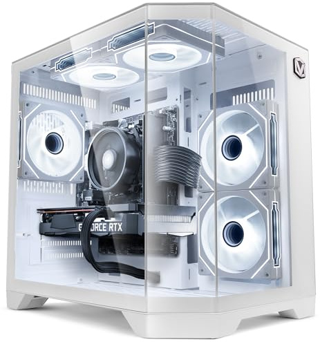 Vibox V-534 Gaming PC • AMD Ryzen 5 5500 6-Kern • Nvidia RTX 5060 Ti 8GB • 16GB RAM • 1TB SSD• Windows 11 • WLAN 6 + Bluetooth 5.4