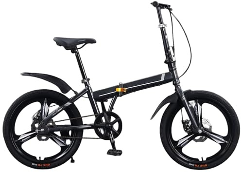 Unisex Klapprad Citybike Für Erwachsene Höhenverstellbares Scheibenbremsenfahrrad Für Stadt Und Camping