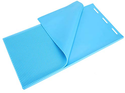 OEBUAFI Molde de Prensa de Cera de Abejas, 2 uds., Hojas Azules de Goma Duraderas para Suministros de Apicultura, Fáciles de Usar