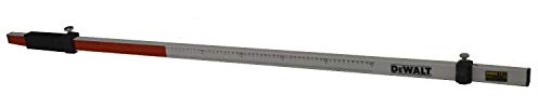 DEWALT Aluminium-Messlatte (Einstellbereich: bis 2,4 m, mit integrierter Wasserwaage, Zubehör für Laser- und Vermessungstechnik) DE0737 DE0737-XJ Multicolor