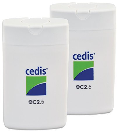 50 toallitas limpiadoras Cedis en dispensador de bolsillo, para auriculares y audífonos