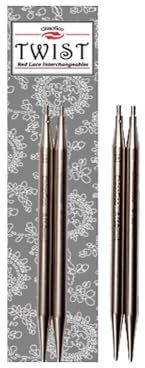 ChiaoGoo TWIST Lace Edelstahl Stricknadelspitzen 10 cm 4,50 mm - 1 Stk