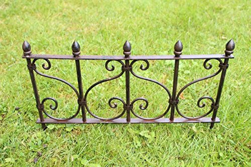 Beetzaun aus Metall 27 cm hoch