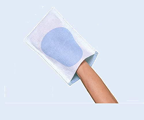 MEDICALMONO SRL - Manopole SAPONATE monouso in TNT SPUNLACE cm 16x22 cm (1000)