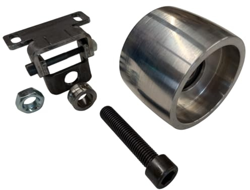 CNC-gefräste Führungsrolle für Bandschleifmaschinen, geeignet für Messerschleifmaschinen, 75 mm Durchmesser, 55 mm Breite