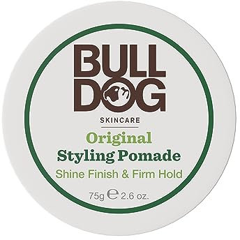 BULLDOG SKINCARE - Original Hair Styling Pomade For Men | Shine Finish and Firm Hold | 75 g