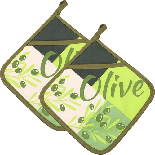 Stuco Topflappen Verdial 2er-Pack grün Größe 20x20 cm