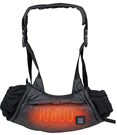 JAWSEU Beheizbarer Handmuff, Handwärmer Beheizbare Handwärmer Muff, 3 Temperaturregelung Elektrischer Handwärmer Für Outdoor Golf Wandern Schnee Fußball Camping