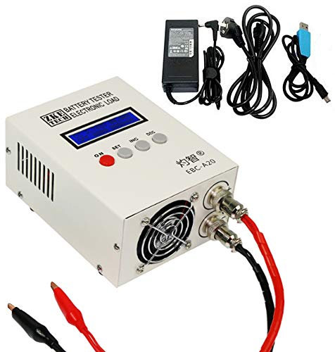 EBC-A20 Li-Po Akku Kapazitätstester, 5 A Laden 20 A Entladen, 85 W Multifunktional mit LCD-Display, Spannung/Strom/Kapazität/Zeit/Stromverbrauch
