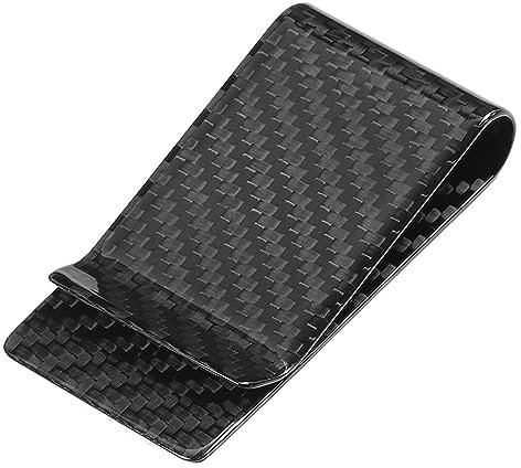 SolGlo Auto-Carbonfaser-Visier, modische Geldbörse, Kreditkarte, Geldhalter, Geldscheinklammer