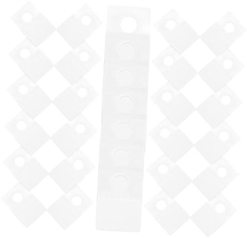 FUNOMOCYA 300stücke Pvc Selbstklebende Hängelaschen Hängeetiketten Für Display Tags Einzelhandel Büro Zuhause