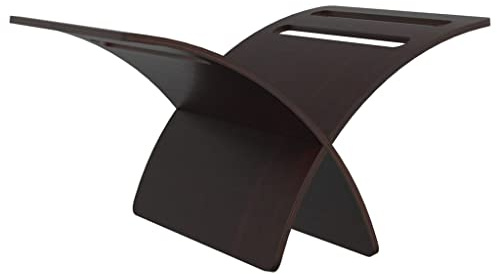 Kavolet Zeitungsständer Holz Freistehend Modern Zeitschriftensammler Holz Magazinhalter Zeitschriftenständer Prospekthalter Landhaus Buchständer 29,5 x 29,5 x 26,5 cm