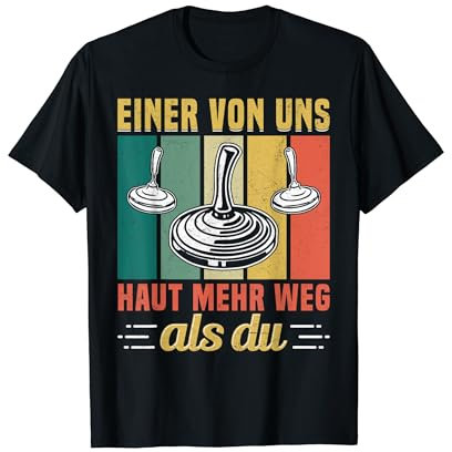 Eisstock Wintersport Stockschütze Eisstockschießen T-Shirt