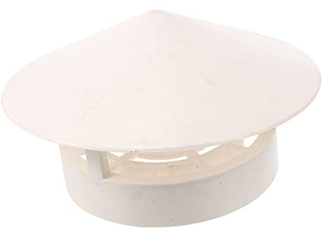 WESIEVYA Tapa De Lluvia Para Chimenea Pvc 110-160 Mm, Cubierta Ventilación Conductos, Protector Resistente Ácidos y Álcalis Para Exteriores Hogar, Accesorio Para Ventiladores y Estufas