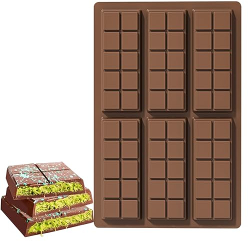 Moule Tablette Chocolat, Moule Silicone Chocolat, pour Barres énergétiques (1, YH916)