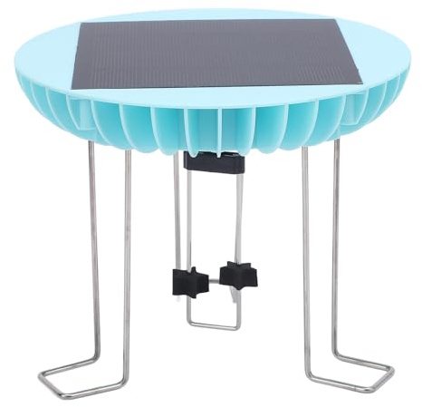 Ausla Agitador de Agua con Energía Solar, Panel Solar Súper Tranquilo Wiggler para Baño de Pájaros Decoración de Estanques de Jardín Ornamental, No Se Requiere Cableado ni Fontanería,