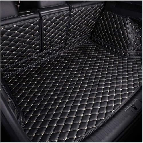 XIUDAM Auto Vollabdeckung Kofferraummatte für Jeep Compass 2007-2011 2012 2013 2014 2015 2016 2017 with Speakers, Leder Kofferraum Schutzmatte Antirutsch Kratzfest Wasserdicht Innenmatte Zubehör