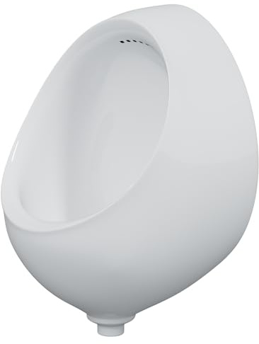HAGO24 | Urinal Pissoir | Keramik | Urinalbecken | Wandmontage | Zulauf hinten | Hygienisch | Pflegeleicht | Gäste WC | Weiß