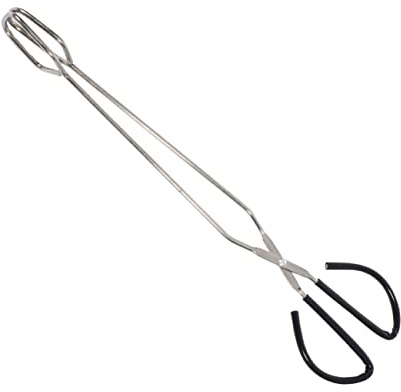 GALPADA Pinza Barbecue in Acciaio Inossidabile Con Manico Lungo Resistente Al Calore e Anti-scottatura Utensile Cucina Multiuso Per Grigliate Indoor e Outdoor