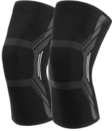 NESPIQ Sports Knee Supports Unisex Suitable For Dance Basketball Football Volleyball Sports Knee Pads Knee Pads For Work(White,XL)