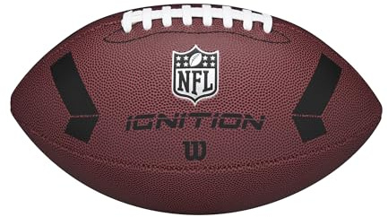 WILSON NFL Ignition Football - Youth Size, Brown