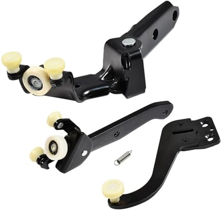Sliding Door Roller Guide Hinge Set Compatible with VW Multivan V Transporter V Kasten 7H0843435 7H0843397AA 7H0843335
