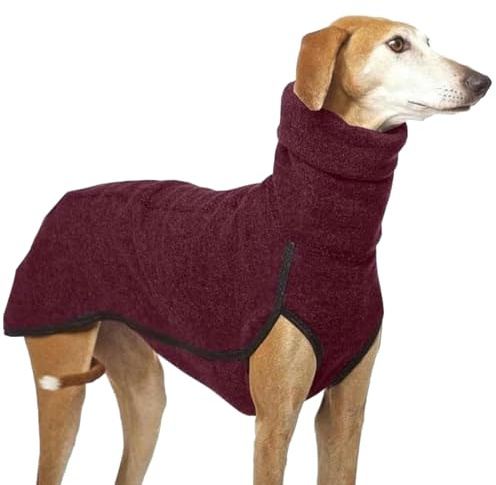 Pull Whippet | Whippet | Pull Chaud Italien pour Lévriers | Lurcher Sweater Sweatshirt | Vêtement À Col Roulé pour Chien De Petite, Moyenne Et Grande Taille