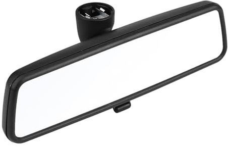 Ausla Specchietto Retrovisore Interno Auto di Ricambio per B5 1999-2005 MK4 1999-2004, Specchio in Vetro Plastica Ad Angolo Regolabile con OE 3B0857511G, Specchietto Retrovisore 25x7 Cm Guida (BLACK)