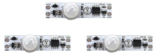 Tuminita 3X DC 5-24V 12V PIR Sensore di Movimento Modulo Interruttore Sensore di Movimento Umano Rilevatore Controller Modulo Interruttore