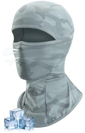 ROCKBROS Sturmhaube Balaclava Motorrad Sommer Herren und Damen | Atmungsaktiv, Kühlend, UV-Schutz & Helmkompatibel für Fahrrad, Motorrad, Laufen & Wandern