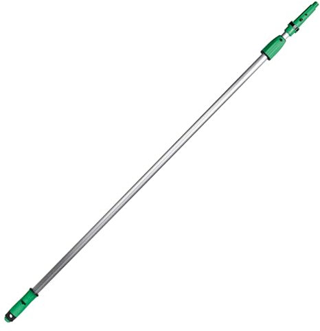 Unger EZ120UNGER OptiLoc Telescopic Window Cleaning Pole / Multi-Use Extension Pole- UNGER Window Cleaning Equipment,Green, - 1.25m, 2 Section, Green