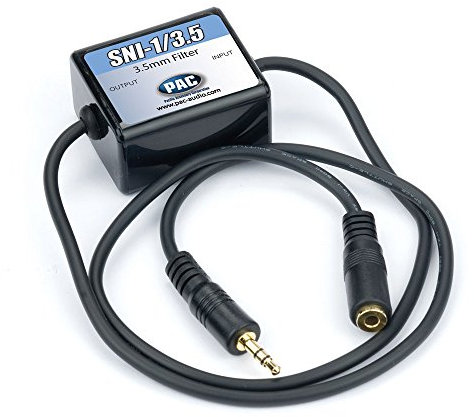 PAC SNI-1/3.5 Entstörfilter mit 3.5mm Klinke (Mini-Jack Ground Loop Isolator), Massetrennfilter