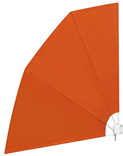 vidaXL Balkonfächer Terrakotta 210x210cm Seitenmarkise Sichtschutz Terrasse