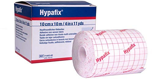 BSN 99XX0393 Hypafix Adhesive Dressing, 10cm x 10m
