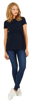VERTBAUDET Jean de Grossesse Tregging avec Bandeau Maille Denim Brut 40
