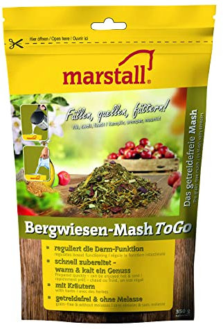 marstall Premium-Pferdefutter Bergwiesen-MashToGo, 1er Pack (1 x 7 kilograms)